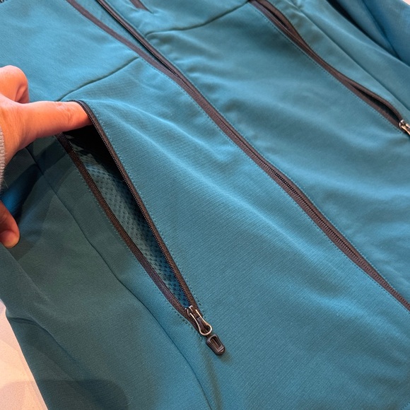 🆕 Marmot Women's Moblis Soft Shell Ski Jacket, Teal/Black, Size L - Picture 7 of 12